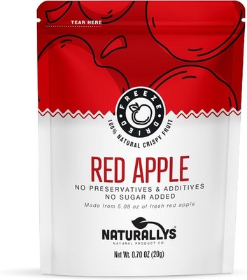 Bare and Variety Snacks Packs (Red Apple), Dehydrated Fruit, Kosher, Non GDO, No