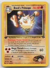 Brock's Primeape 35/132 Uncommon Gym Challenge Pokemon 1st Edition Near Mint on eBay