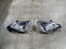 2003-2007 Honda Accord Headlight Assembly Pair Clear Lens Black Housing 2003-2007 Honda Accord Headlight Assembly Pair Clear Lens Black Housing