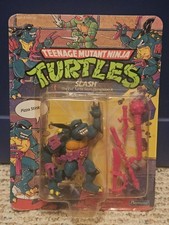 TMNT SLASH PURPLE BELT 1990 Playmates Teenage Mutant Ninja Turtles NEW MOC MOSC