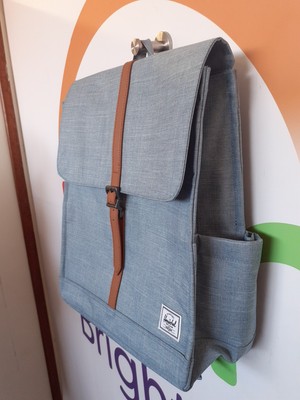 Herschel City Backpack | Mid-Volume Ashley Blue Crosshatch  display picture 1