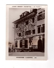 Pattreioux Junior Member World Scenes  1933 #35 Frescoes Lucerne Switzerland