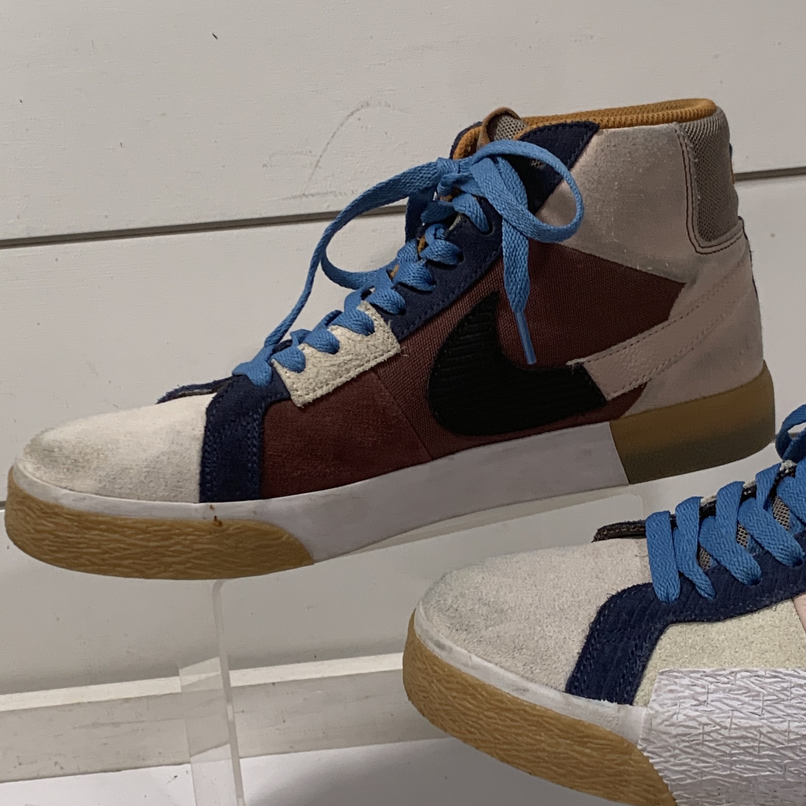 Nike SB Blazer Mid Patchwork Multi-Color Deconstr… - image 3