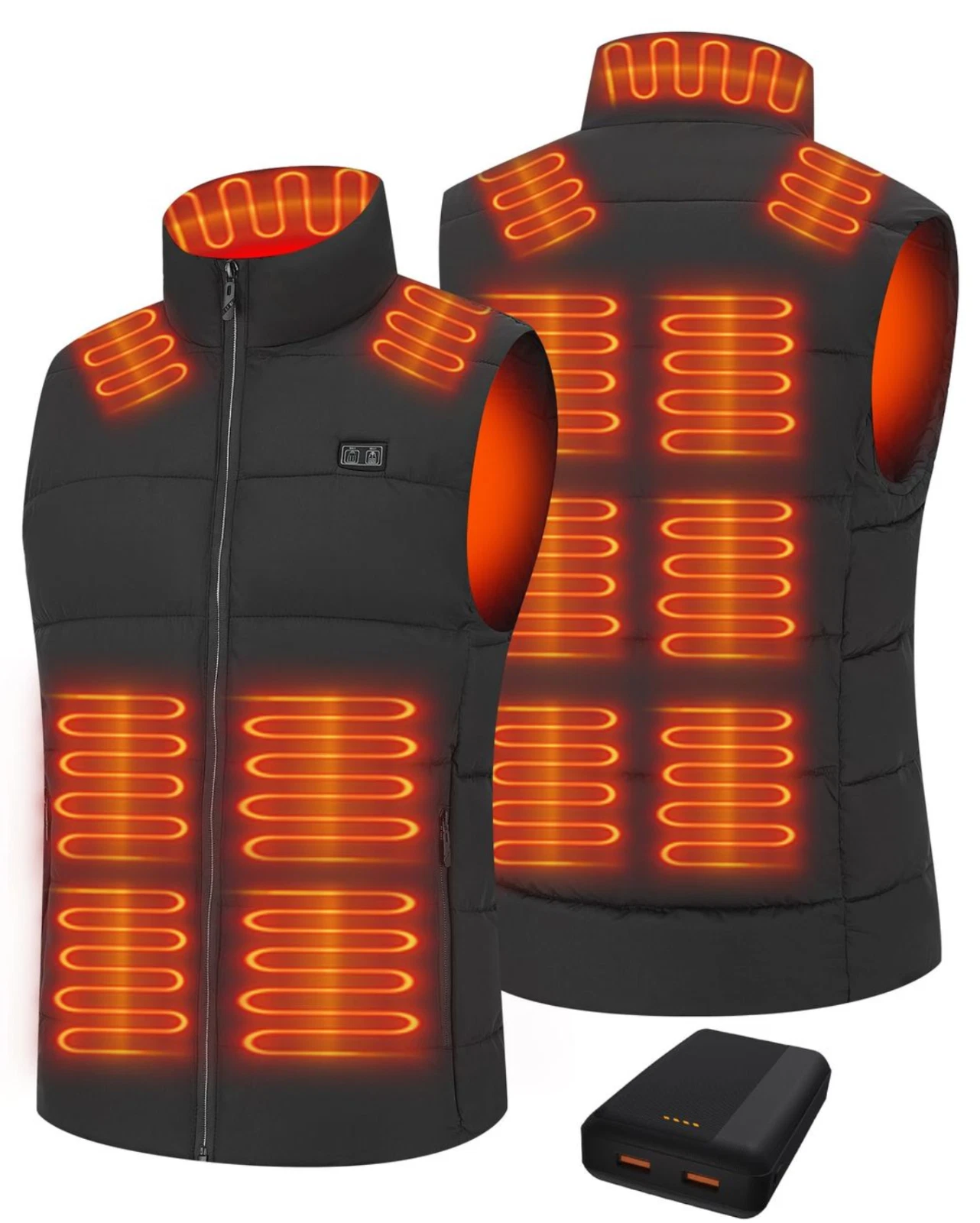 Mens Heated Gilet with 20000mah Power Bank - XL (HC70)