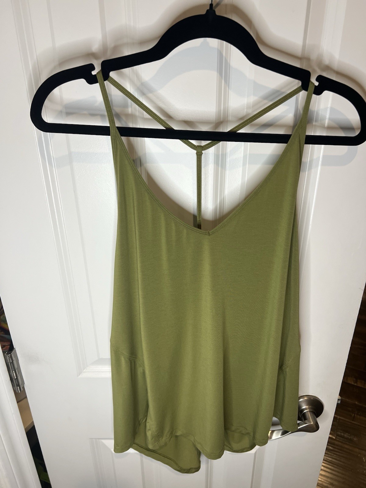 Lululemon Essential Tank Split Back Silk Blend Ol… - image 6