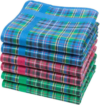 Taschentücher aus Schottengewebe - Glencoe - 28cm - 6 Stück - 100% Baumwolle