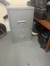 Metal File Cabinet Two Draw With Keys