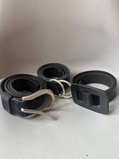 3 X CLOSED DAMEN GÜRTEL LEDERGÜRTEL 85