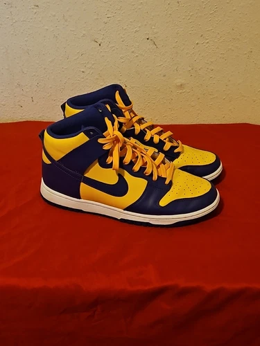 閠仙・ Dunk High 'Lakers' 邏ォ濶イ/驥題牡貅懷髷- 逕キ蠑10 遐- 隨ャ 1 蠑/蜈ア 9 蠑