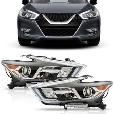 Projector Halogen Headlight Lamp Driver Side Passenger Side Lh Rh W/LED DRL For