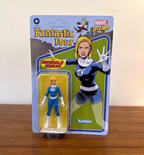 Marvel Legends Retro Fantastic Four Invisible Woman 3.75    Kenner Hasbro Sealed