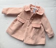 Cupcakes und Kaschmir Baby Mädchen rosa Wolloptik Mantel 9-12 Monate Winterjacke