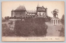 Postcard Uriage-Les-Bains France Chateau Building 1910s DB View