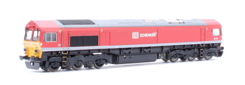 LOCOMOTORA DIÉSEL DAPOL 'N' GAUGE 2D-007-008 DB SCHENKER ROJO CLASE 66 #66114 | Zustand: Used