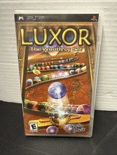 Luxor: The Wrath of Set (Sony PSP, 2006) CIB Puzzle Tested Working
