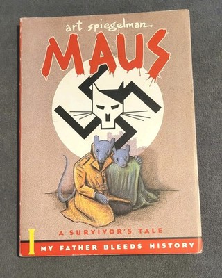 Maus I My Father Bleeds History Art Spiegelman Paperback Graphic Novel VG