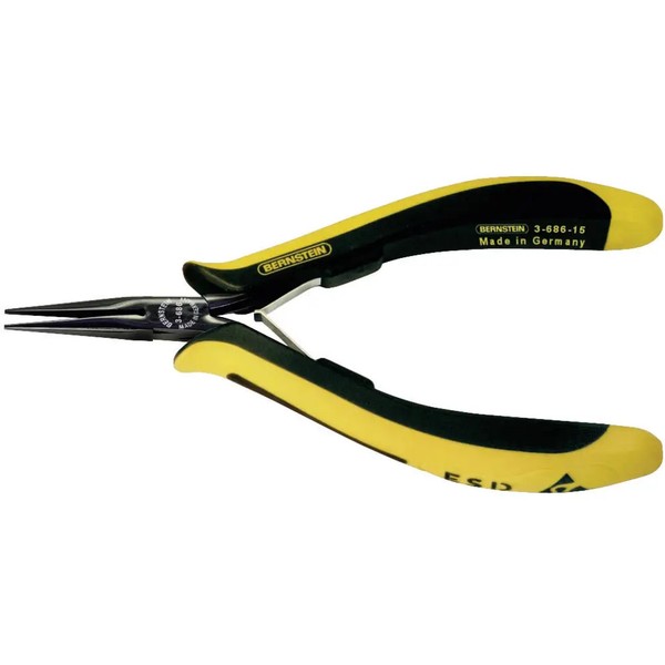 Bernstein Tools For Electronics 3-686-15 Esd Spitzzange Gerade 140 Mm-image