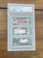 2003 TOPPS ROOKIE MATRIX LEBRON JAMES DARKO MILICIC CHRIS KAMAN RC PSA 9