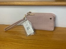 Steve Madden Wallet Wristlet Pale Pink NWT Never Used Two Zip Closure