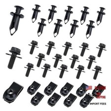 Pcs Engine Under Cover Splash Shield Guard Body Bolts Screws Bumper Fender 35