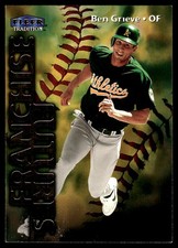 Ben Grieve 1999 Fleer Tradition #582 Athletics MLB READ FREE SHIP AutographDen