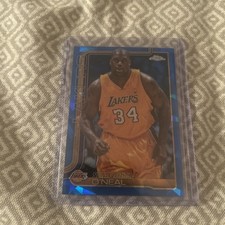 Shaquille O'Neal 2025-26 Topps Chrome Sapphire Blue Cracked Ice Lakers #242