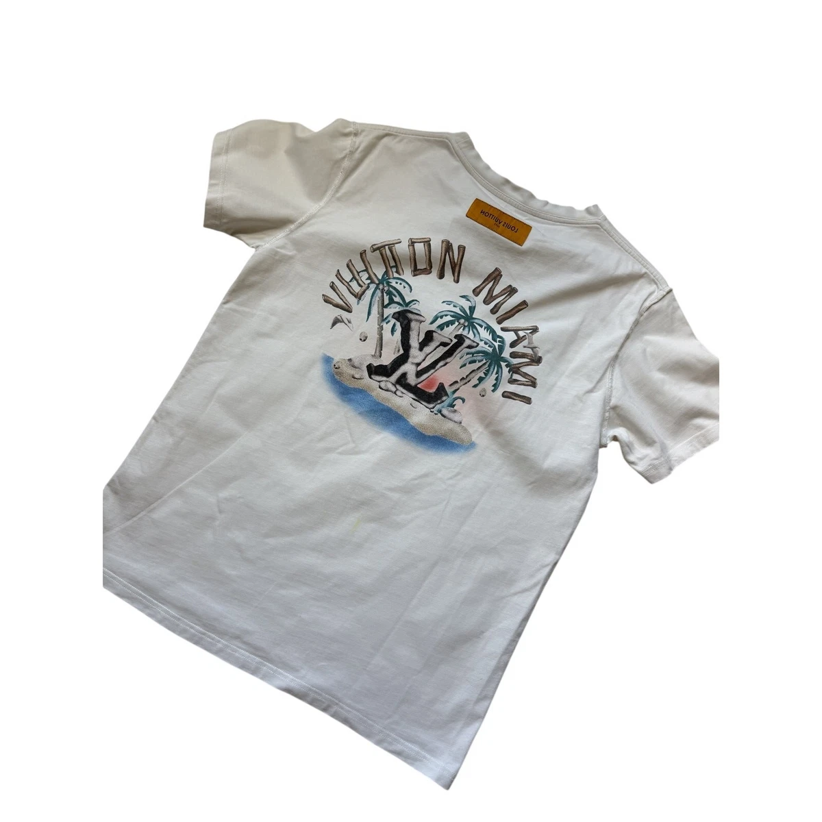 Preços baixos em Louis Vuitton Camisetas Brancas para Homens | eBay