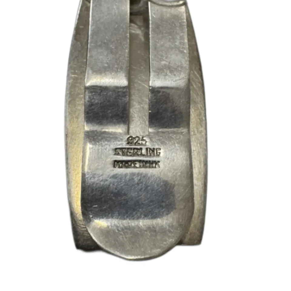 Vintage Hong Kong Sterling Silver Money Clip – Chinese Junk Ship “Smooth Sailing - Image 4 of 4