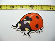 LADYBUG 2 SMALL STICKER DECAL BUG INSECT FUN FUNNY