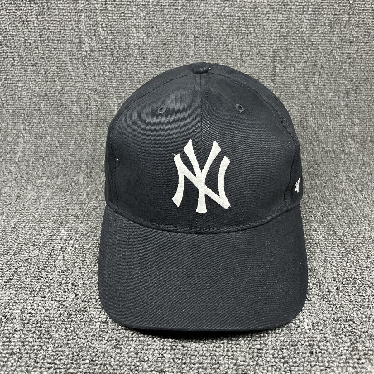 New York Yankees '47 Brand Clean Up Hat Black Adjustable Strapback MLB Cap