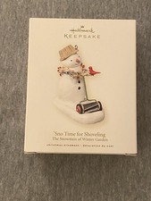 Hallmark Keepsake Handcrafted Hanging Snowman Ornament Christmas 2007 Collection
