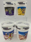 Vintage 1986 Hasbro Transformers Plastic Cups Set of 4 Devastator Superion