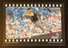 2026 Topps Heritage Gunnar Henderson #RA-GH Black Border Ready And Action (UV2)