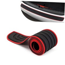 Car Rear Bumper Protector, 35" x 3.15" Rear Bumper Protector, Anti-Slip Red