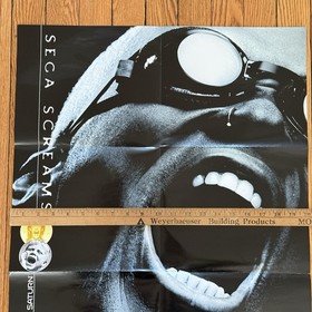 Vintage 1995 Sega Saturns Screams Poster/Promo Ad Nice!