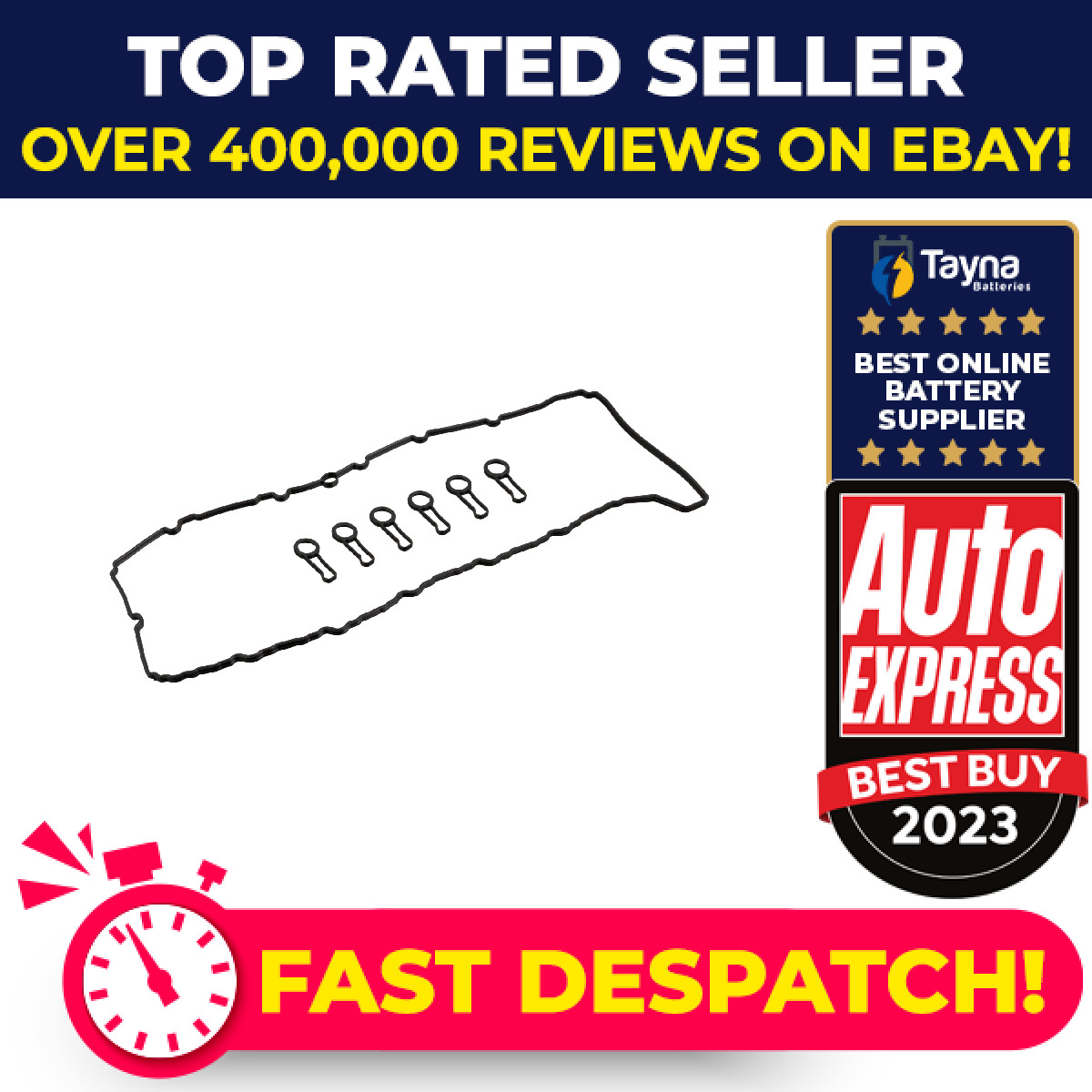 Rocker Cover Gasket fits BMW X6 E71, F16 3.0D 08 to 19 11127823943 11128515732