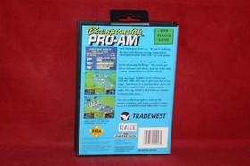 Championship Pro-Am (Sega Genesis, 1992) Authentic Game Cartridge, CIB Complete