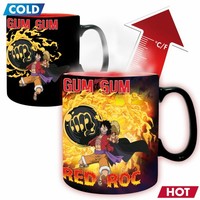 ABYstyle Heat Change Becher One Piece - Luffy Vs Kaido, Keramik, 460 Ml