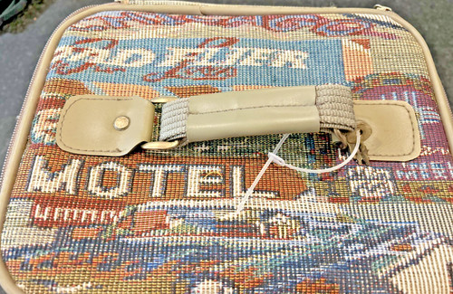 Pioneer Express Tapestry Travel Train Case Overnight Bag Crossbody w Key