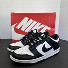 Nike Dunk Low Shoes Youth Size 7Y Black White Panda GS CW1590-100 Sneakers