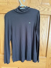 Lacoste Brown Turtleneck Mens Size 42 Preppy Classic Old Money