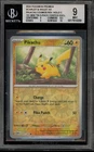Pokemon Pikachu 151 Mini Tin 5 Pk. Costco Exclusive Reverse Holo #025 BGS 9 Mint