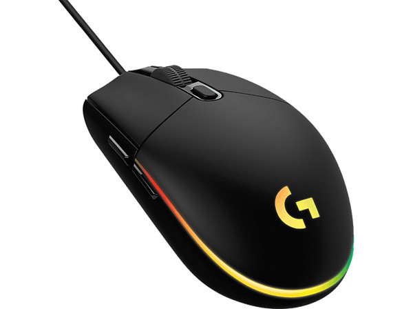 Ratón gaming - Logitech G G203, Con cable, 8000DPI, Botones personalizables, RGB