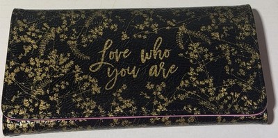 Papaya Art E6 Women's Fancy Love Who You Are Tri Fold Wallet  8'' x 4'' D3
