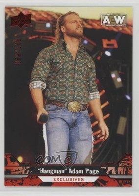 2023 Upper Deck AEW All Elite Wrestling Exclusives 59/100 Hangman Adam Page 15ol