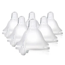 Evenflo Balance Plus Wide Neck Nipples 6 Pack 0 Months+
