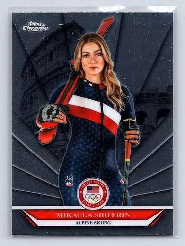 Mikaela Shiffrin 2026 Topps Chrome U.S. Winter Olympics #BU-4 Buongiorno