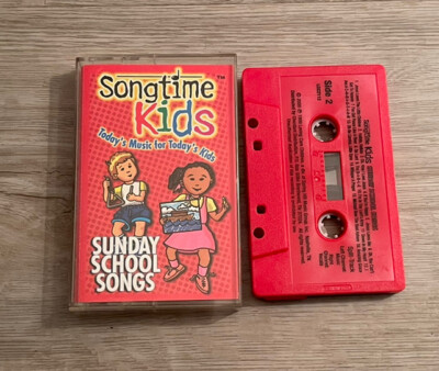 Songtime Kids Sunday School Songs Cassette Song Time Sing Along