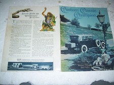 1926 LINCOLN BRASS GOTHIC PHAETON  8 PAGES-LINCOLN STABLES  TULSA OK