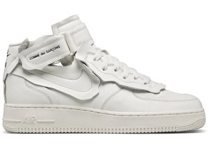 Nike Air Force One Comme Des Garcons mid White Limited 2020 Size 11 | eBay